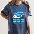 Teacher Shark Do Your Work Women's Comfort Colors T-Shirt Denim Teacher Shark Do Your Work Women's Comfort Colors T-Shirt Denim