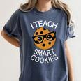 Teacher Shirt I Teach Smart Cookies Shirt Nerd Tee Women's Comfort Colors T-Shirt Denim Teacher Shirt I Teach Smart Cookies Shirt Nerd Tee Women's Comfort Colors T-Shirt Denim