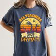 Teacher Shirts Halloween All Teachers Love Brains Women's Comfort Colors T-Shirt Denim Teacher Shirts Halloween All Teachers Love Brains Women's Comfort Colors T-Shirt Denim