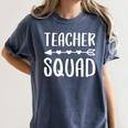 Teacher Squad Shirt Men Women Teacher Team Women's Comfort Colors T-Shirt Denim