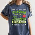 Teacher Teaching Assistant Aide Hero Women's Comfort Colors T-Shirt Denim Teacher Teaching Assistant Aide Hero Women's Comfort Colors T-Shirt Denim