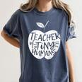 Teacher Of Tiny Humans Preschool Kindergarten Teacher Women's Comfort Colors T-Shirt Denim Teacher Of Tiny Humans Preschool Kindergarten Teacher Women's Comfort Colors T-Shirt Denim