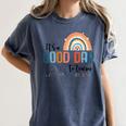 Teacher Of Visually Impaired Braille A Good Day To Learn Women's Comfort Colors T-Shirt Denim