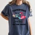 Teachermingo Like A Normal Teacher Only More Fabulous Women's Comfort Colors T-Shirt Denim