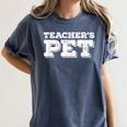 TEACHER'S PET You'Re My Favorite Do Me A Favor Women's Comfort Colors T-Shirt Denim TEACHER'S PET You'Re My Favorite Do Me A Favor Women's Comfort Colors T-Shirt Denim