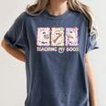 Teaching Is My Boos Teacher Ghost Halloween Women Girls Women's Comfort Colors T-Shirt Denim Teaching Is My Boos Teacher Ghost Halloween Women Girls Women's Comfort Colors T-Shirt Denim