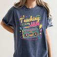 Teaching Is My Jam Groovy Retro Teacher Back To School Women's Comfort Colors T-Shirt Denim Teaching Is My Jam Groovy Retro Teacher Back To School Women's Comfort Colors T-Shirt Denim