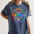 Team Ed Education Teacher Appreciation Back To School Women's Comfort Colors T-Shirt Denim