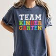 Team Kindergarten Shirt Boy Girl Teacher Graduation Women's Comfort Colors T-Shirt Denim Team Kindergarten Shirt Boy Girl Teacher Graduation Women's Comfort Colors T-Shirt Denim