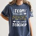 Team Music Teacher Camo Teacher Student Back To School Women's Comfort Colors T-Shirt Denim Team Music Teacher Camo Teacher Student Back To School Women's Comfort Colors T-Shirt Denim