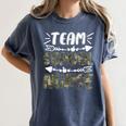 Team School Nurse Camo Teacher Student Back To School For Men Women Women's Comfort Colors T-Shirt Denim