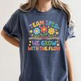 Team SPED We Grow With The Flow Special Ed Teacher Women's Comfort Colors T-Shirt Denim Team SPED We Grow With The Flow Special Ed Teacher Women's Comfort Colors T-Shirt Denim