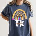 Team TK Transitional Kindergaten TK Crew Squad Teacher Kids Women's Comfort Colors T-Shirt Denim