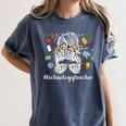 Technology Teacher Messy Bun Technology Teaching Women's Comfort Colors T-Shirt Denim Technology Teacher Messy Bun Technology Teaching Women's Comfort Colors T-Shirt Denim