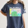Tell Me About It Speech Language Pathology AAC Sped Teacher Women's Comfort Colors T-Shirt Denim Tell Me About It Speech Language Pathology AAC Sped Teacher Women's Comfort Colors T-Shirt Denim