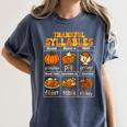 Thankful Syllables Teacher Thanksgiving Educational Kids Women's Comfort Colors T-Shirt Denim Thankful Syllables Teacher Thanksgiving Educational Kids Women's Comfort Colors T-Shirt Denim