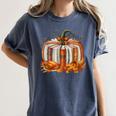 Thanksgiving Book Pumpkin Reading Teachers Fall Lovers Boys Women's Comfort Colors T-Shirt Denim Thanksgiving Book Pumpkin Reading Teachers Fall Lovers Boys Women's Comfort Colors T-Shirt Denim