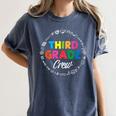 Third Grade Crew First Day Of School 3rd Grade Teacher Women's Comfort Colors T-Shirt Denim Third Grade Crew First Day Of School 3rd Grade Teacher Women's Comfort Colors T-Shirt Denim