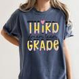 Third Grade Dream Team Back To School 3rd Grade Teacher Women's Comfort Colors T-Shirt Denim
