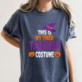 Tired Teacher Costume For Halloween Teachers Women's Comfort Colors T-Shirt Denim Tired Teacher Costume For Halloween Teachers Women's Comfort Colors T-Shirt Denim