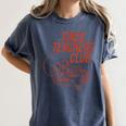 Tired Teachers Club Women's Comfort Colors T-Shirt Denim