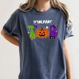 TOD Itinerant Teacher Of The Deaf Halloween ASL Interpreters Women's Comfort Colors T-Shirt Denim TOD Itinerant Teacher Of The Deaf Halloween ASL Interpreters Women's Comfort Colors T-Shirt Denim