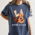 History Teacher Love Autumn Fall Gnome For Teachers For Men Women Women's Comfort Colors T-Shirt Denim History Teacher Love Autumn Fall Gnome For Teachers For Men Women Women's Comfort Colors T-Shirt Denim