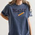 Tt Gg Ii Ff Tgif Teachers Students Tee Women's Comfort Colors T-Shirt Denim Tt Gg Ii Ff Tgif Teachers Students Tee Women's Comfort Colors T-Shirt Denim