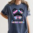 Twinning With My Teacher Bestie Twin Day Friends Teacher Women's Comfort Colors T-Shirt Denim Twinning With My Teacher Bestie Twin Day Friends Teacher Women's Comfort Colors T-Shirt Denim