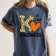 Unity Day K Is For Kindness Anti Bullying Orange Teacher Men Women Kids Women's Comfort Colors T-Shirt Denim