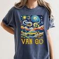 Van Go Vanlife Accessories Artist Art Teacher Women's Comfort Colors T-Shirt Denim