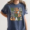 Wild About 2nd Grade Teacher Student First Day Of School Women's Comfort Colors T-Shirt Denim Wild About 2nd Grade Teacher Student First Day Of School Women's Comfort Colors T-Shirt Denim