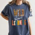 Wild About Learning Teacher Back To School Teaching Women's Comfort Colors T-Shirt Denim Wild About Learning Teacher Back To School Teaching Women's Comfort Colors T-Shirt Denim