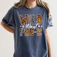 Wild About Pre-K Teacher Student First Day Of Kindergarten Women's Comfort Colors T-Shirt Denim Wild About Pre-K Teacher Student First Day Of Kindergarten Women's Comfort Colors T-Shirt Denim