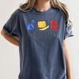Women Art Teacher Back To School Artist Primary Color Theory Women's Comfort Colors T-Shirt Denim