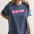 Women Retro Pink Scientist Science Teacher Back To School Women's Comfort Colors T-Shirt Denim Women Retro Pink Scientist Science Teacher Back To School Women's Comfort Colors T-Shirt Denim