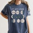 Women Science Teacher Moon Phases Scientist Back To School Women's Comfort Colors T-Shirt Denim Women Science Teacher Moon Phases Scientist Back To School Women's Comfort Colors T-Shirt Denim