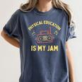 Women's Physical Education Is My Jam PE Teacher Appreciation Women's Comfort Colors T-Shirt Denim Women's Physical Education Is My Jam PE Teacher Appreciation Women's Comfort Colors T-Shirt Denim