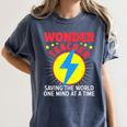 Wonder Teacher Costume Shirt Teacher Halloween Costume Men Women Women's Comfort Colors T-Shirt Denim Wonder Teacher Costume Shirt Teacher Halloween Costume Men Women Women's Comfort Colors T-Shirt Denim