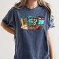 Y'All Gonna LEARN Today Back To School Teacher Appreciation Women's Comfort Colors T-Shirt Denim Y'All Gonna LEARN Today Back To School Teacher Appreciation Women's Comfort Colors T-Shirt Denim