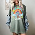 100th Day Of School Rainbow Happy 100 Days Smarter Teacher Women's Comfort Colors T-Shirt Berry 100th Day Of School Rainbow Happy 100 Days Smarter Teacher Women's Comfort Colors T-Shirt Berry