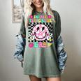 In My 1st Grade Era Smile Face Back To School Teacher Kid Women's Comfort Colors T-Shirt Berry