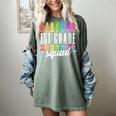 1st Grade Squad Back To School First Grade Teacher Boy Girl Women's Comfort Colors T-Shirt Berry