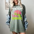 3rd Grade Teachers Love Brains Zombie Teacher Halloween Women's Comfort Colors T-Shirt Berry