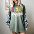 4th Grade Rocks ABCD Back To School Rock Teachers Women's Comfort Colors T-Shirt Berry