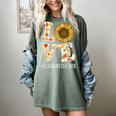 4th Grade Teacher Love Autumn Fall Sunflower Appreciation Women's Comfort Colors T-Shirt Berry 4th Grade Teacher Love Autumn Fall Sunflower Appreciation Women's Comfort Colors T-Shirt Berry