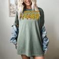6 7 Leopard Pattern Meme Square Root 4489 Slang Math Teacher Women's Comfort Colors T-Shirt Berry