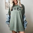 67 Music Meme Slang Musician Kids Music Teacher Women's Comfort Colors T-Shirt Berry