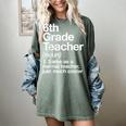 6th Grade Teacher Definition Back To School First Day Women's Comfort Colors T-Shirt Berry 6th Grade Teacher Definition Back To School First Day Women's Comfort Colors T-Shirt Berry