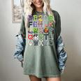 ABCs Alphabet Halloween Learning Kindergarten Teachers Women's Comfort Colors T-Shirt Berry